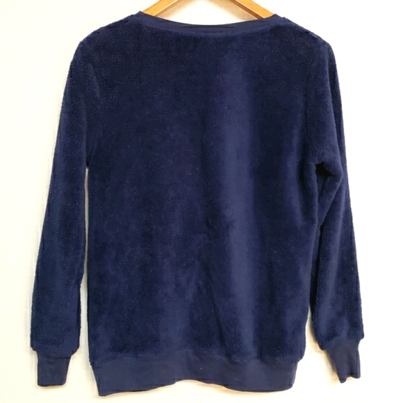 Sherpa Fleece Sleep Shirt - Picture 2 of 4